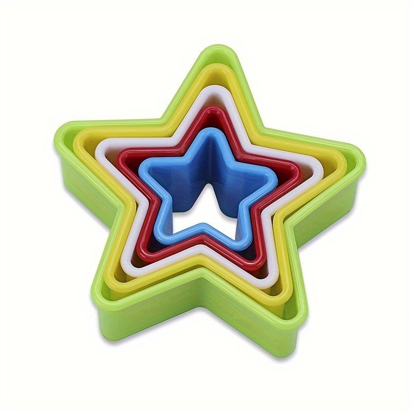 Kitchen Baking Items - 1/2/3PCS Star Shaped Cookie Cutters, Plastic