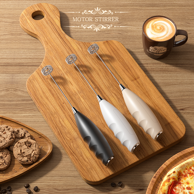 Kitchen Baking Must Haves - Electric Handheld Egg Beater, Small Cream