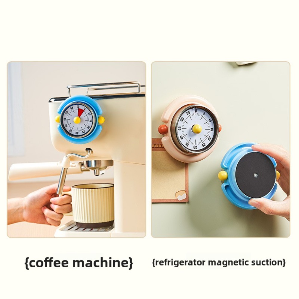 Baking Kitchen Hourly - 1PC Magnetic Mechanical Kitchen Countdown Timer