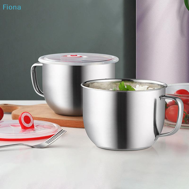 Stand Mixer Bowl - ✔Stainless Steel Soup Bowl with Lid,Microwave