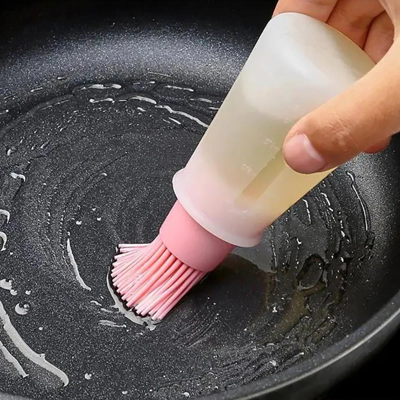 Kitchen Tools In Baking - New 2026 1PC Silicone Oil-Bottle Brush