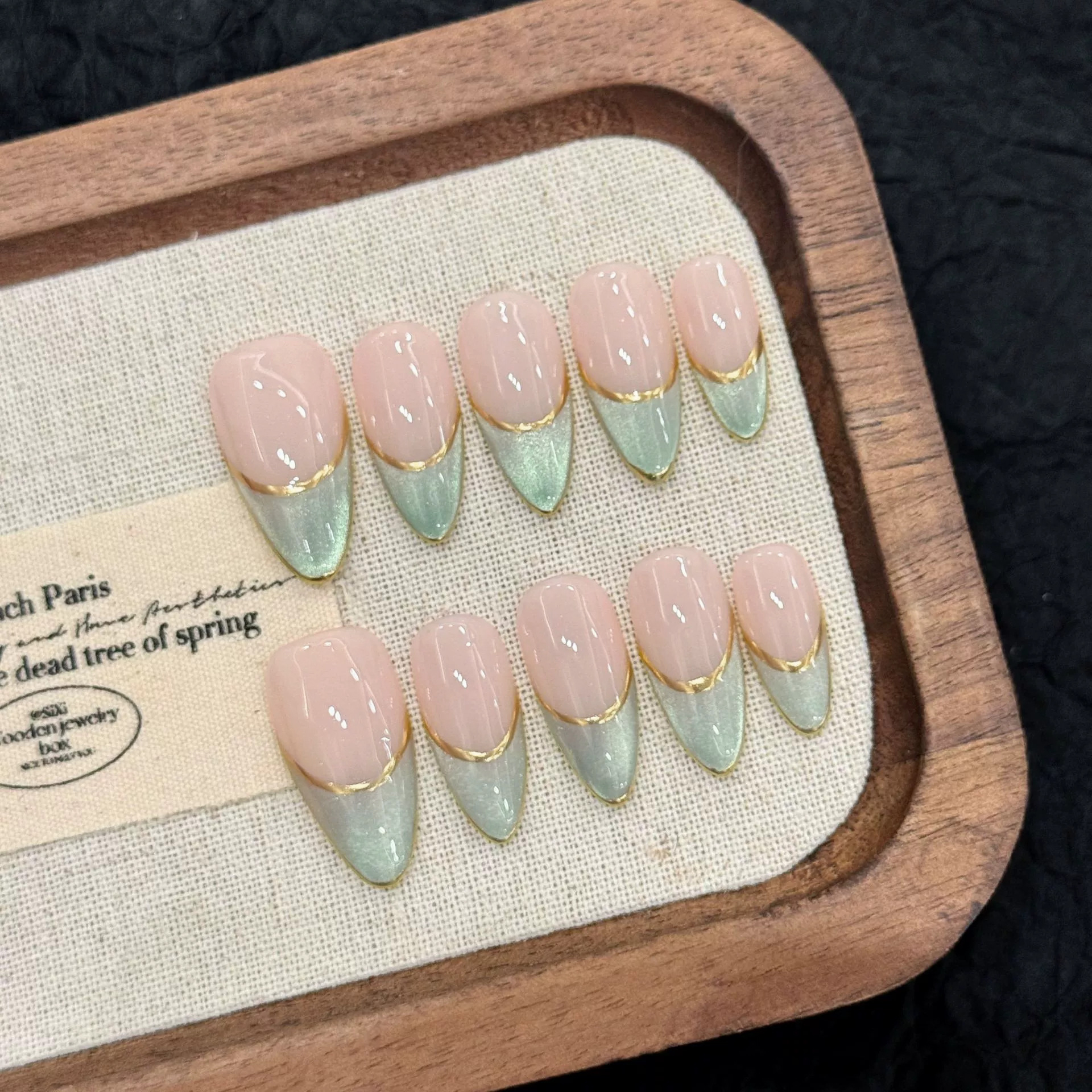 Decorating Tip Set - 10pcs Handmade Press on Nails French