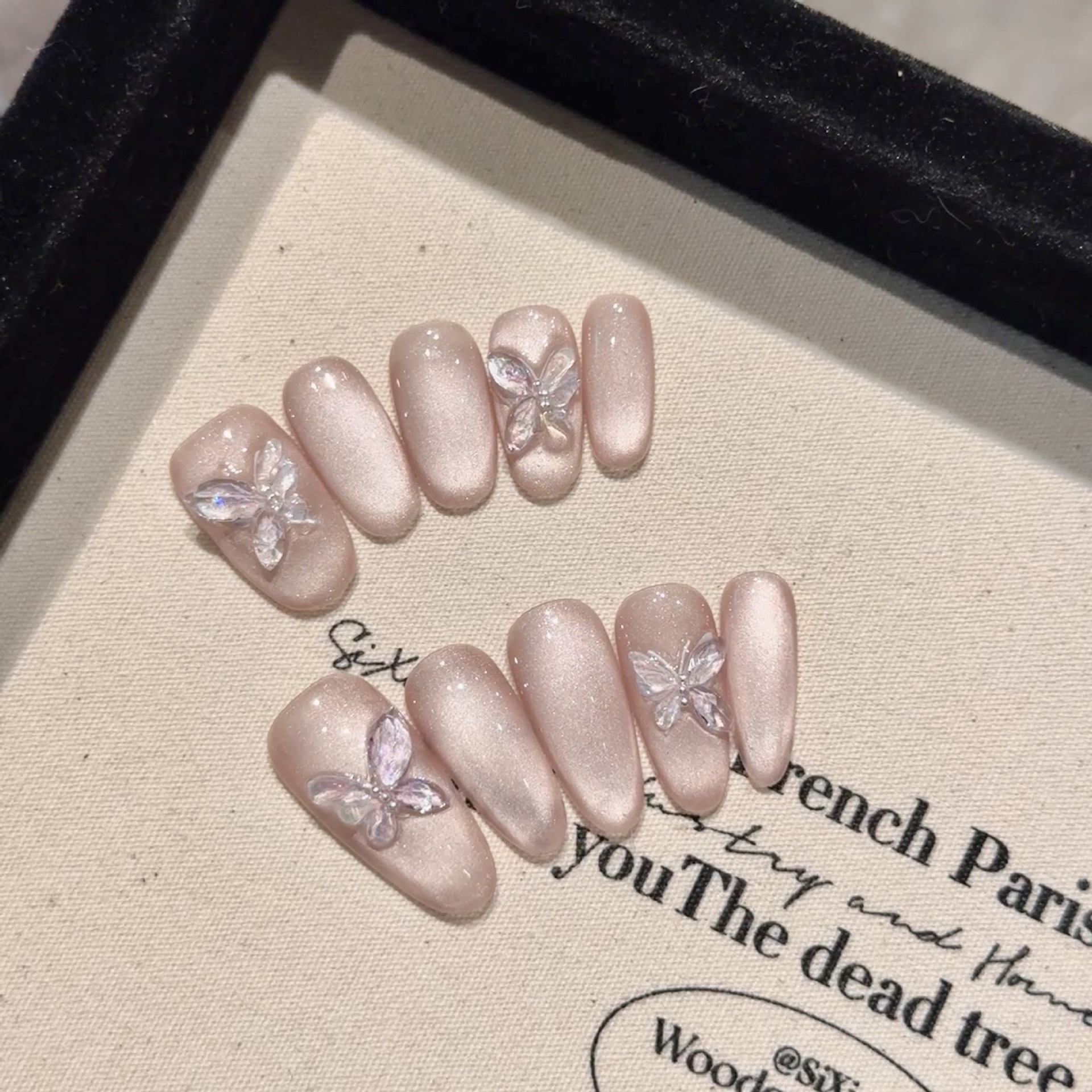 Decorating Tip Set - Handmade Press on Nails Sweet Butterfly