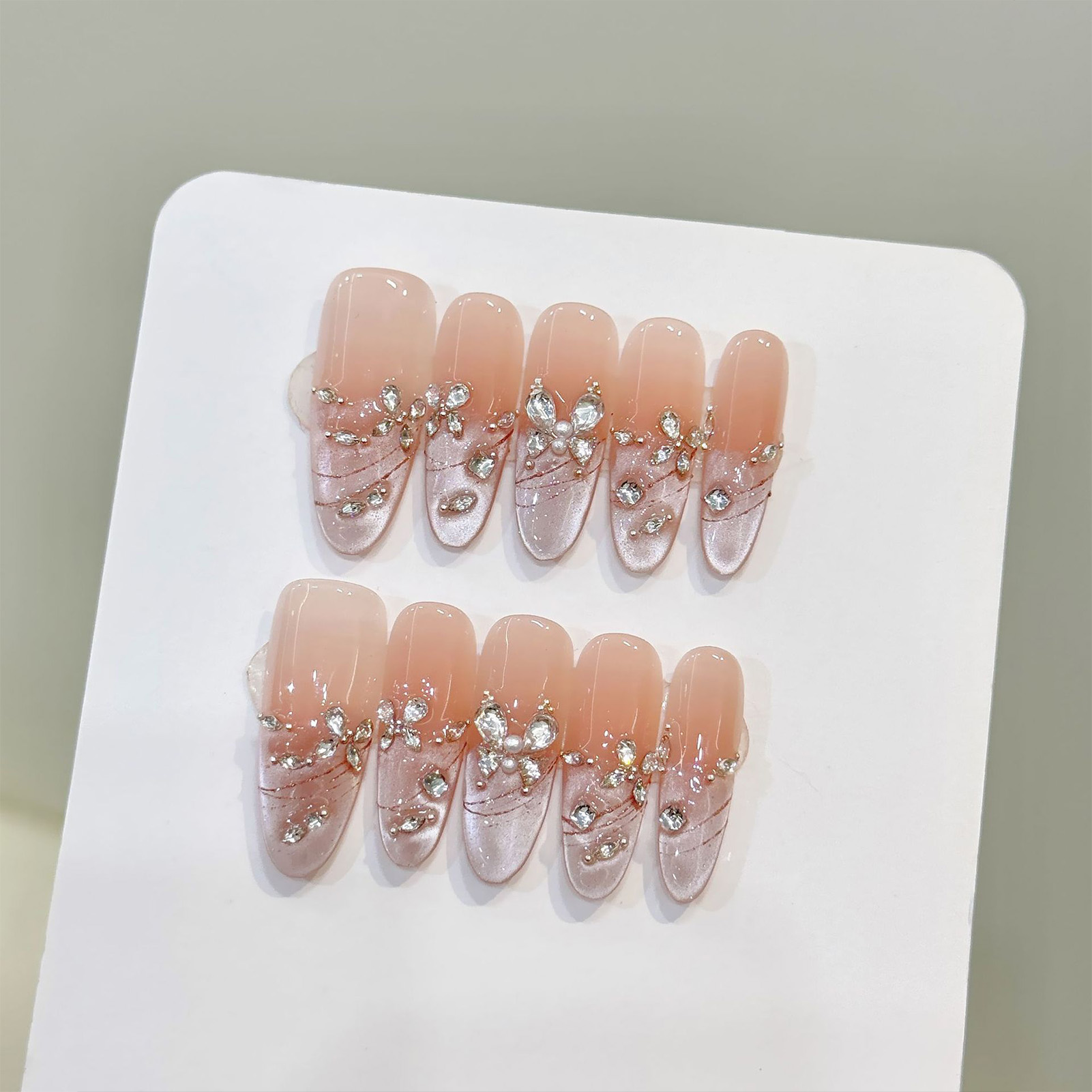 Decorating Tip Set - 10pcs Handmade Press On Nails 3D