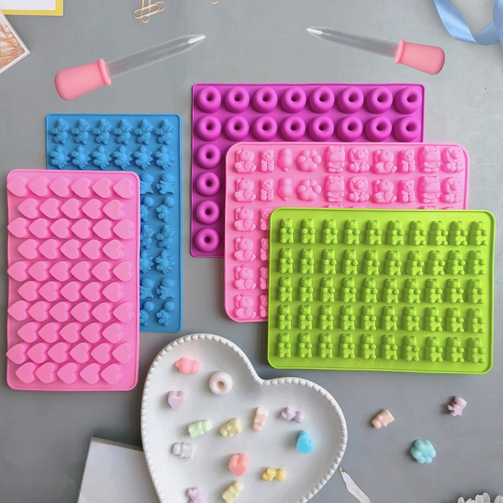 7Pcs Candy Silicone Moulds wit - Kitchen Tools In Baking recension och pris