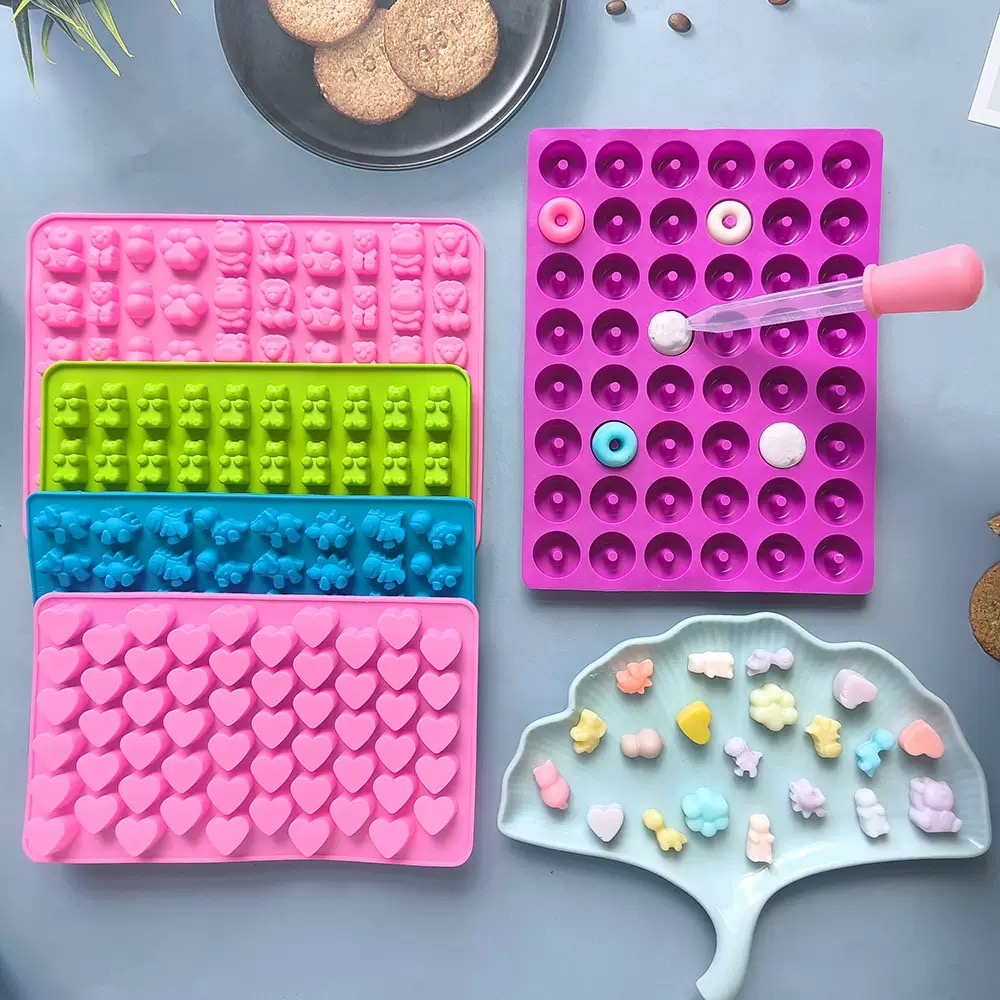 7Pcs Candy Silicone Moulds wit - Kitchen Tools In Baking recension och pris