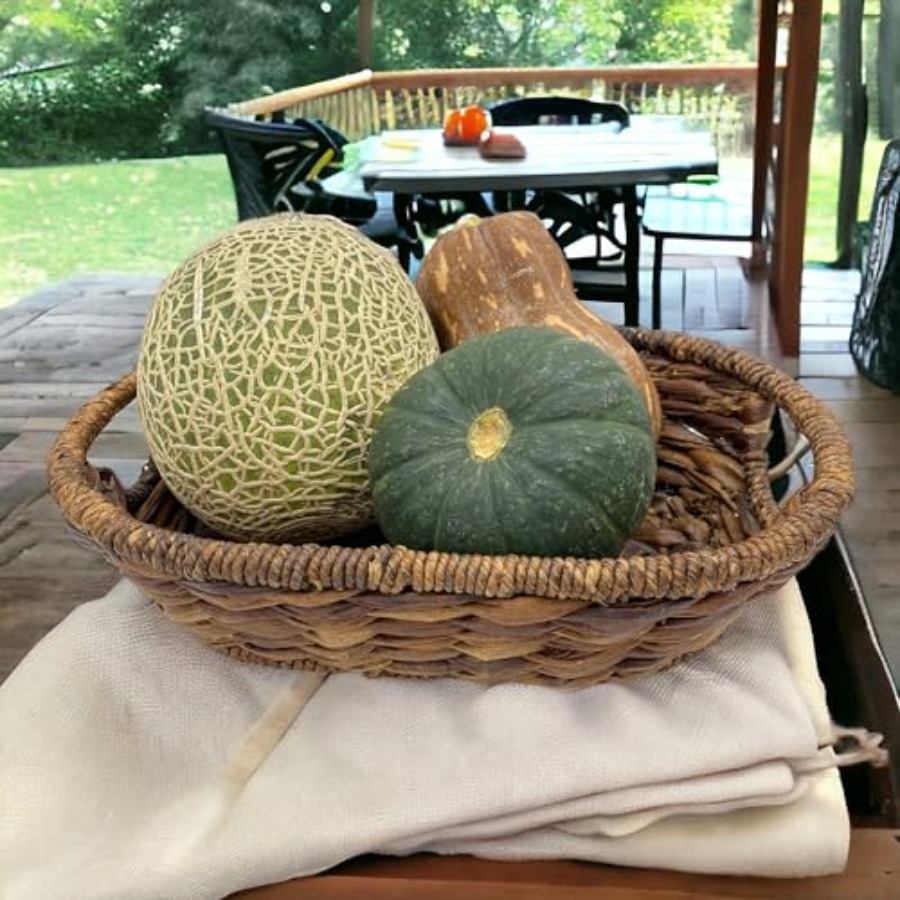 Handwoven Oval Wicker Baskets  - Kitchen Baking Mat recension och pris