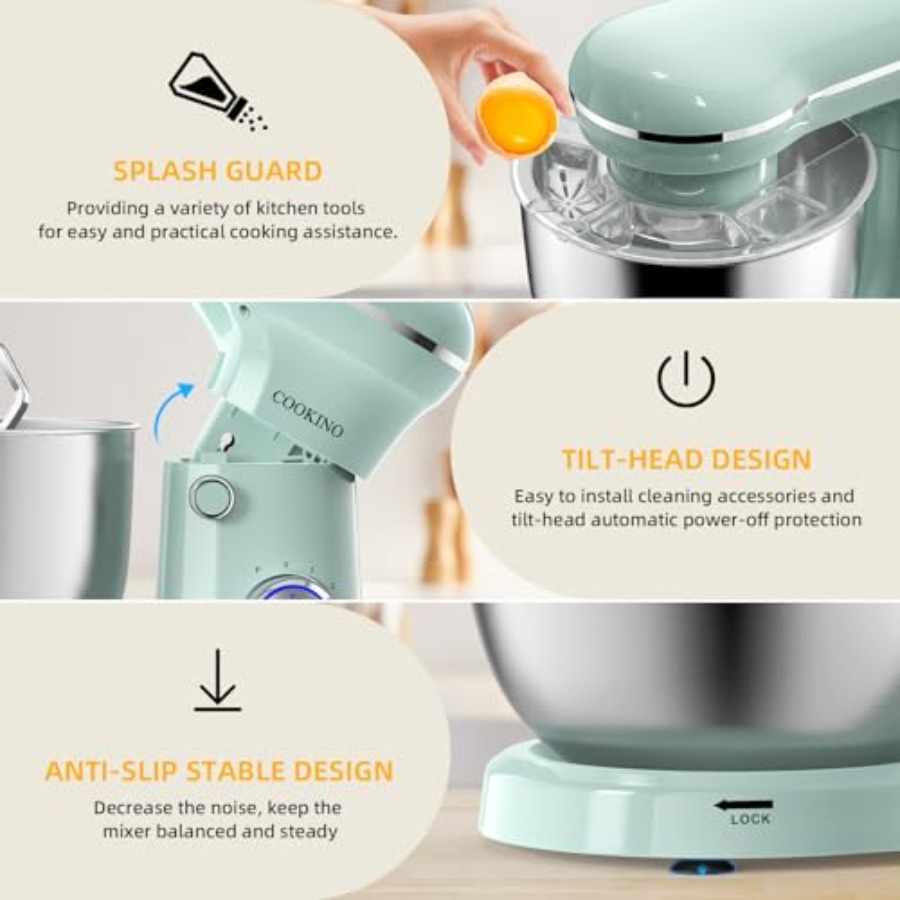Electric Stand Mixer 10 Speeds - Stand Mixer Bowl recension och pris