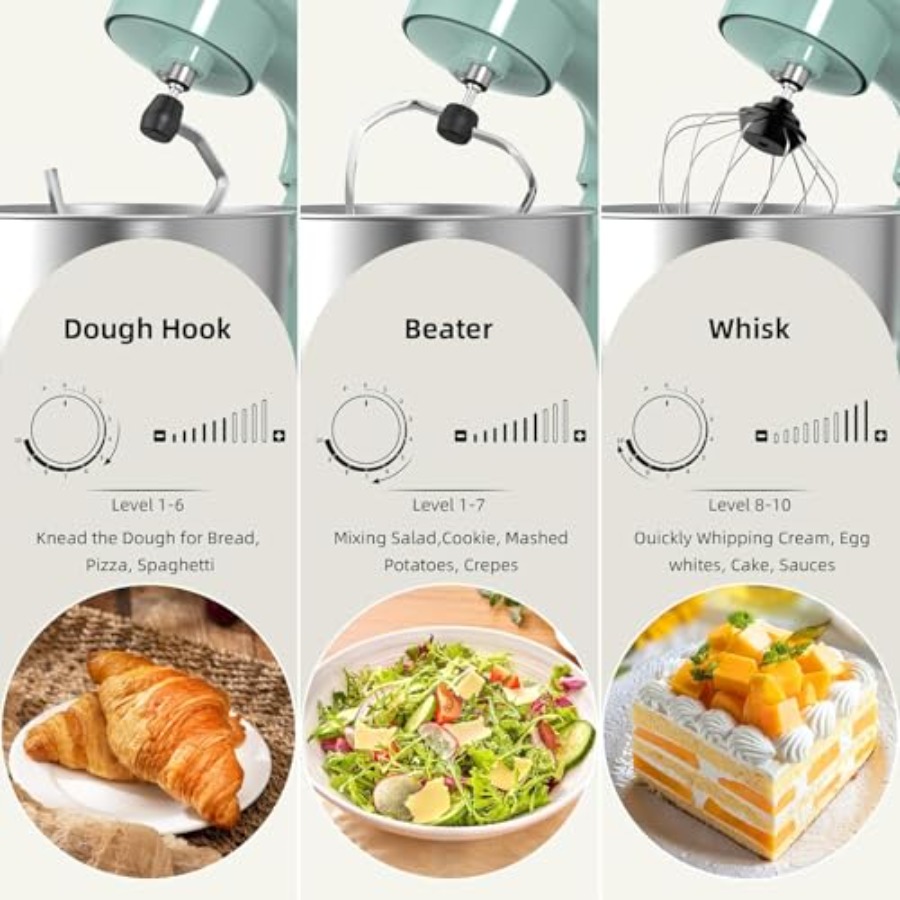 Electric Stand Mixer 10 Speeds - Stand Mixer Bowl recension och pris