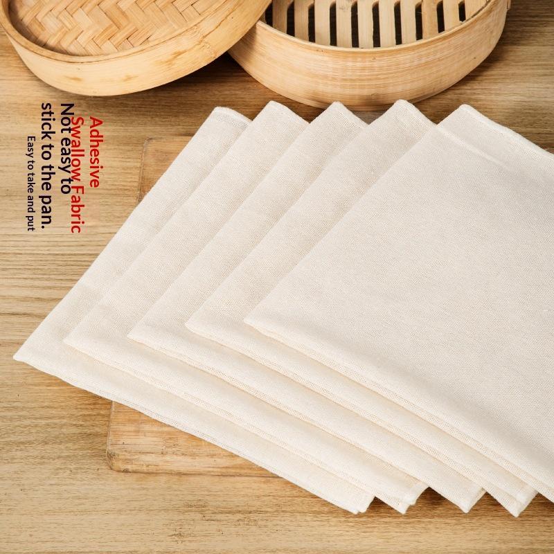 3Pcs Pure Round Cotton Steamer - Kitchen Baking Mat recension och pris