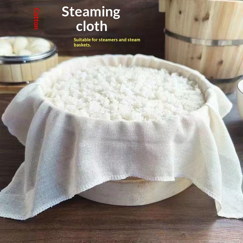 3Pcs Pure Round Cotton Steamer - Kitchen Baking Mat recension och pris