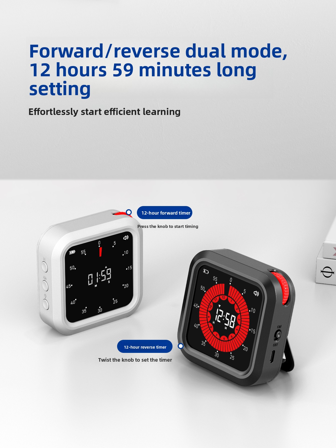 Visual Timer Learning Self-Dis - Kitchen Baking Aid recension och pris