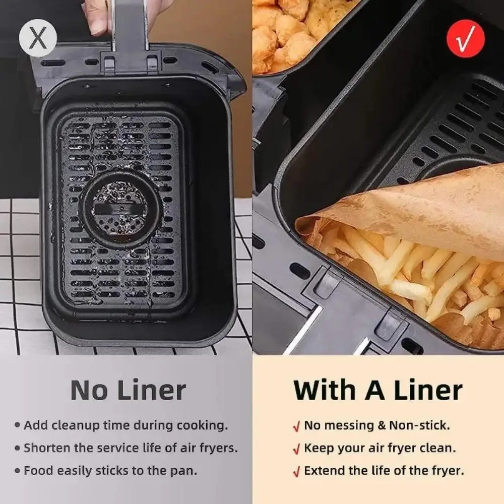 50/100pcs Disposable Air Fryer - Kitchen Baking Paper recension och pris
