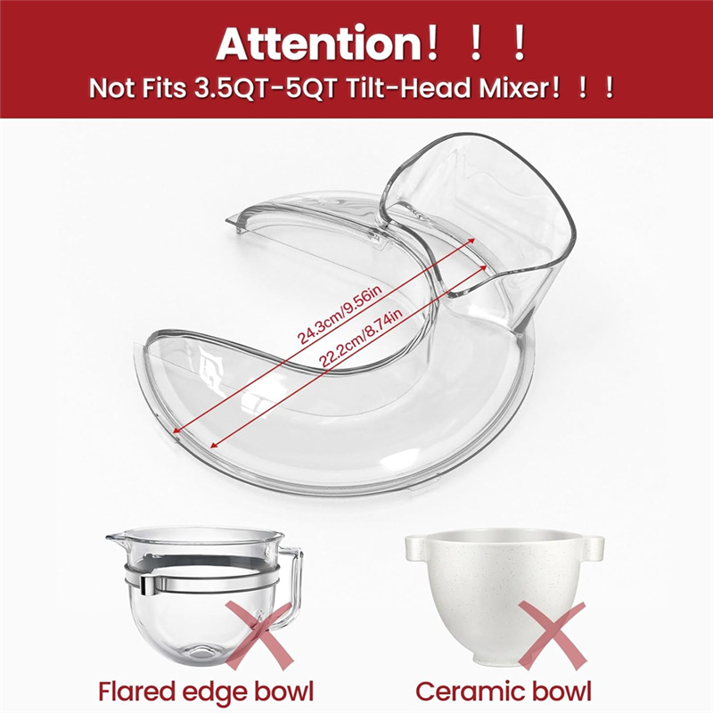 AEE2-For Kitchenaid 6-7 Quart  - Stand Mixer Bowl recension och pris