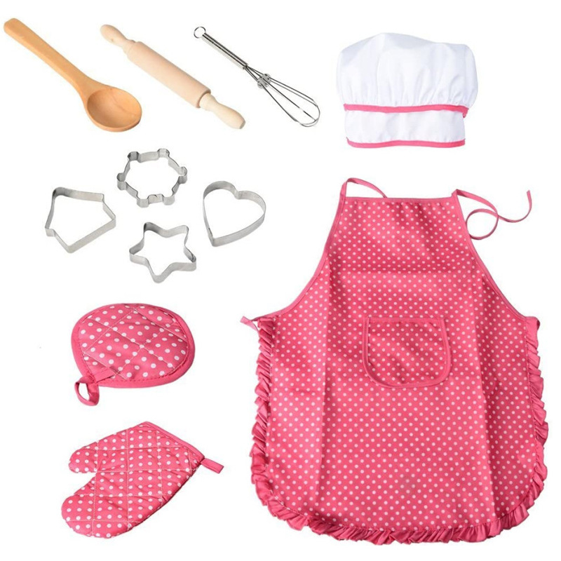11pcs Kids Baking Apron Chef D - Baking Kitchen Set Up recension och pris