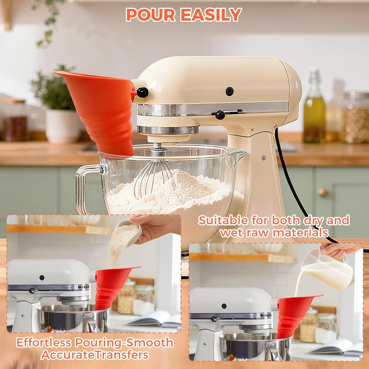 Food Grade BPA-Free Silicone F - Kitchen Baking Aid recension och pris