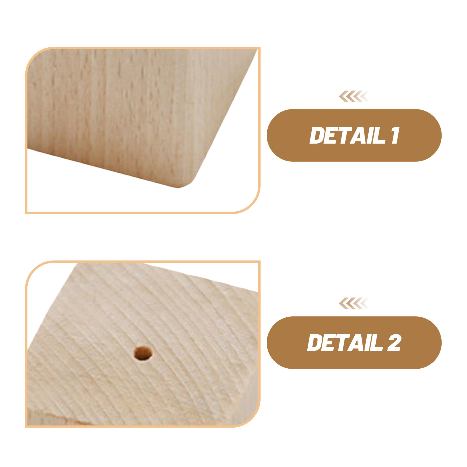 2Pcs Wooden Flower Nail Bases  - Kitchen Tools In Baking recension och pris