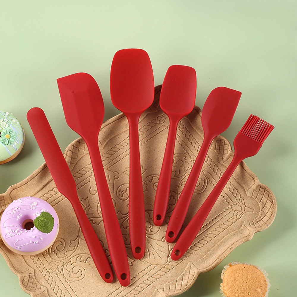 6pc Silicone Spatula Set Seaml - Baking Kitchen Set Up recension och pris