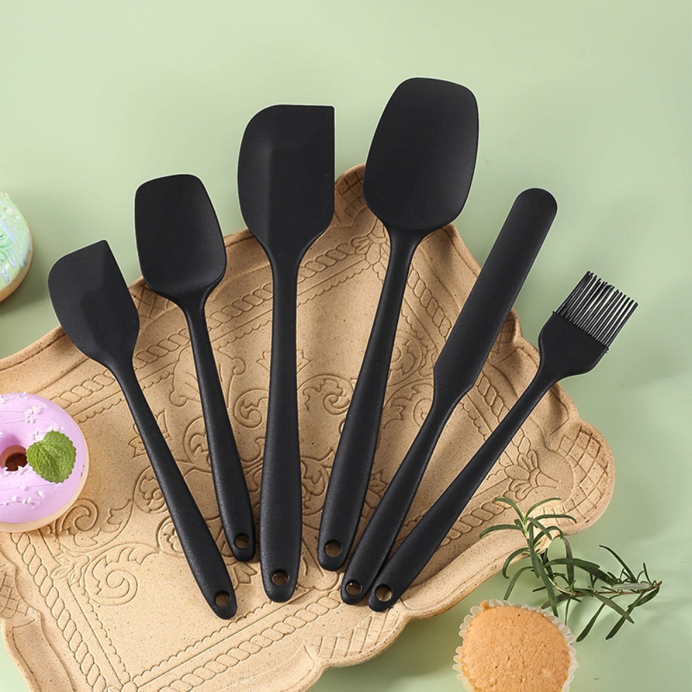 6pc Silicone Spatula Set Seaml - Baking Kitchen Set Up recension och pris
