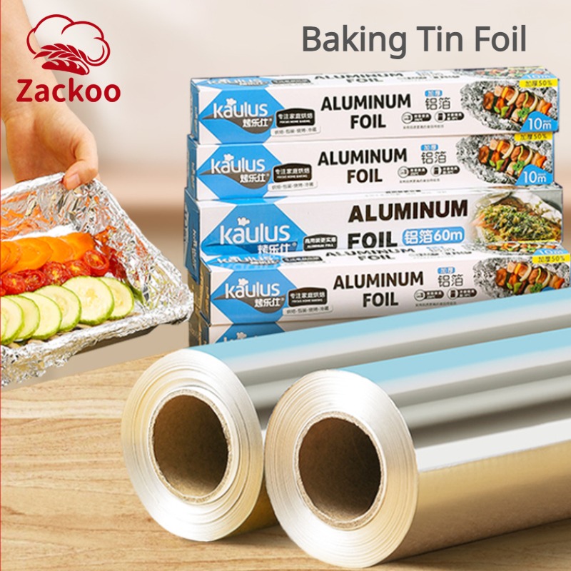 Zackoo 10/20/40M Aluminium Foi - Kitchen Baking Paper recension och pris