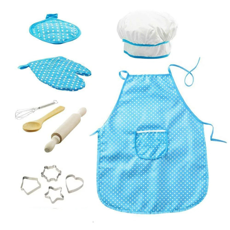 11pcs Kids Baking Apron Chef D - Baking Kitchen Set Up recension och pris