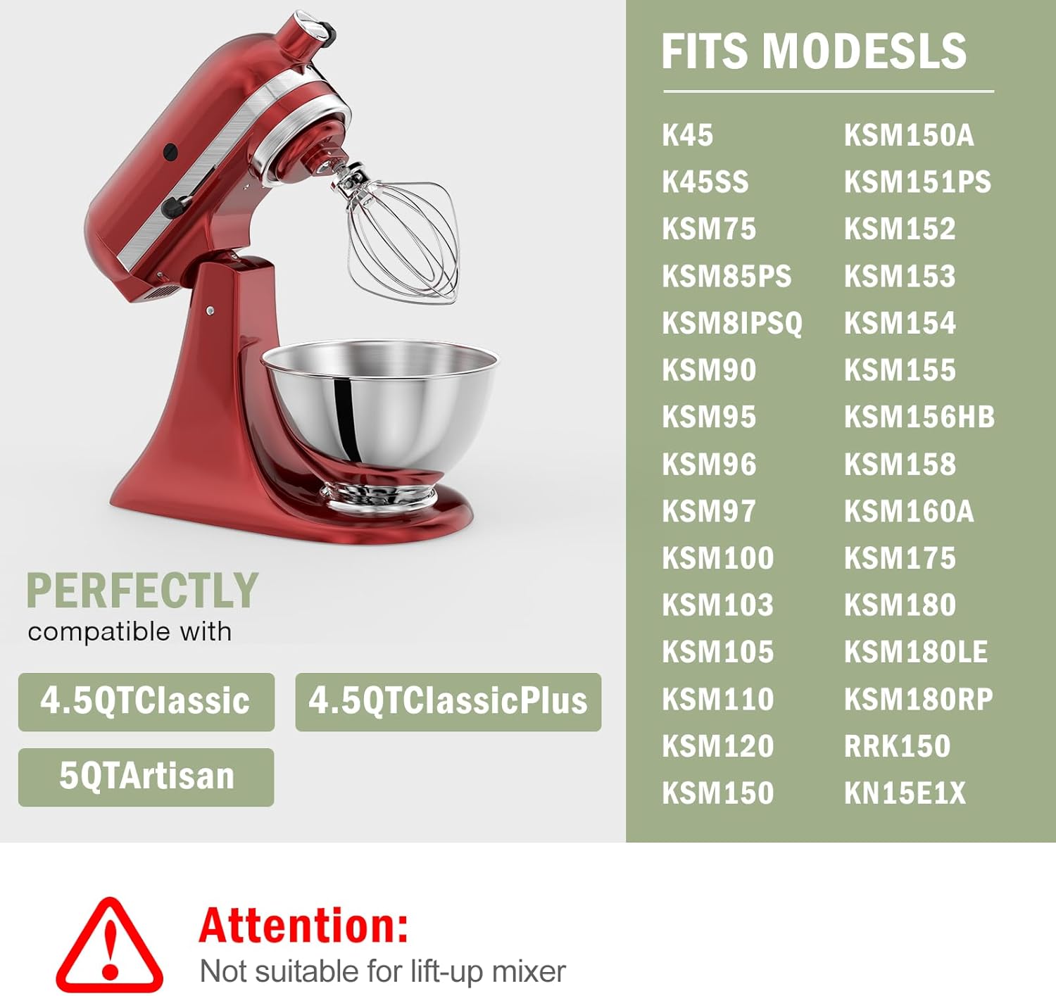3-Quart Stainless Steel Bowl f - Stand Mixer Bowl recension och pris