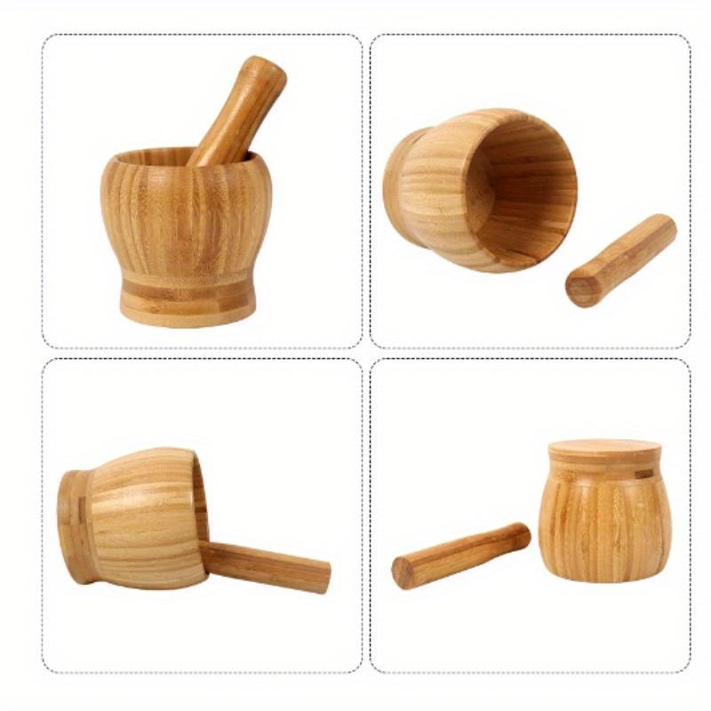Wooden Mortar and Pestle Set W - Stand Mixer Bowl recension och pris