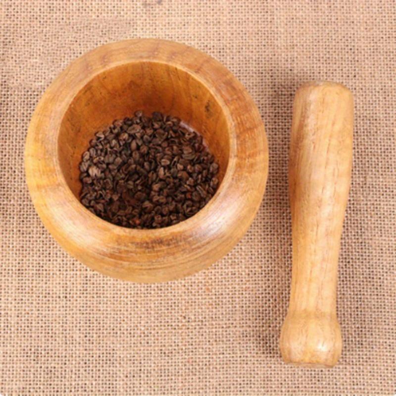 Wooden Mortar and Pestle Set W - Stand Mixer Bowl recension och pris