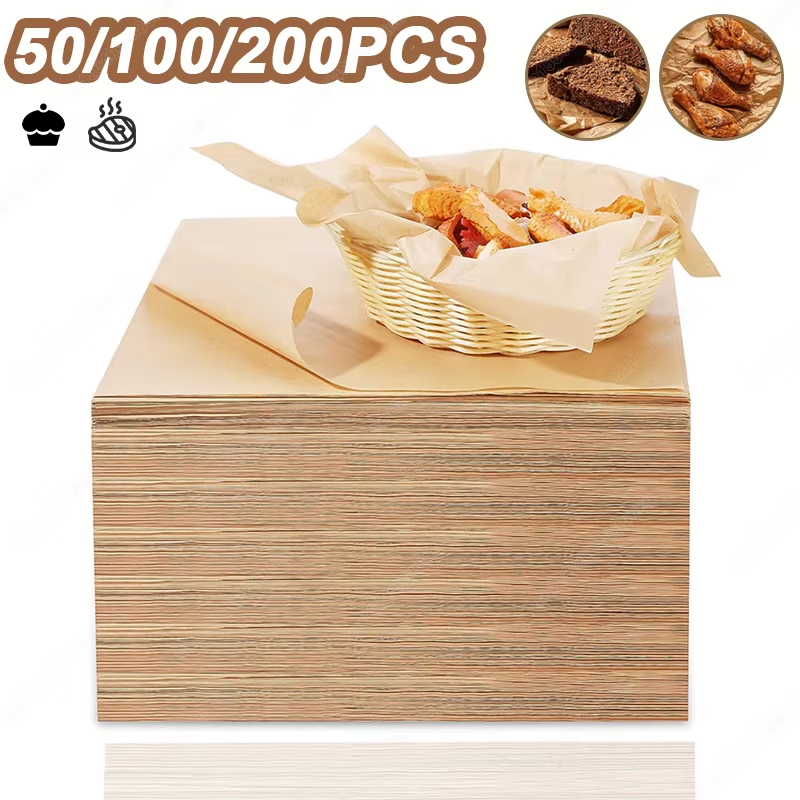 50/100/200PCS Baking Paper Par - Kitchen Baking Paper recension och pris