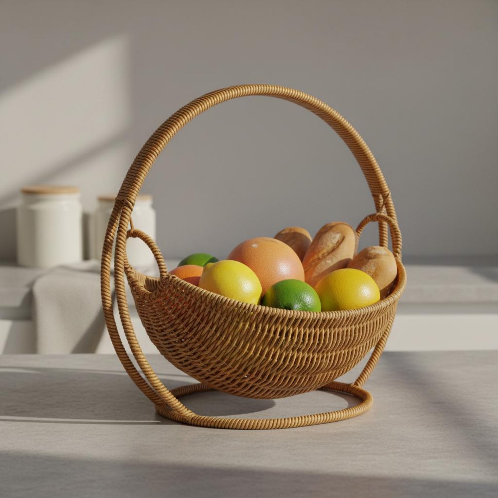 Cradle Design Bread Basket Han - Kitchen Design For Baking recension och pris