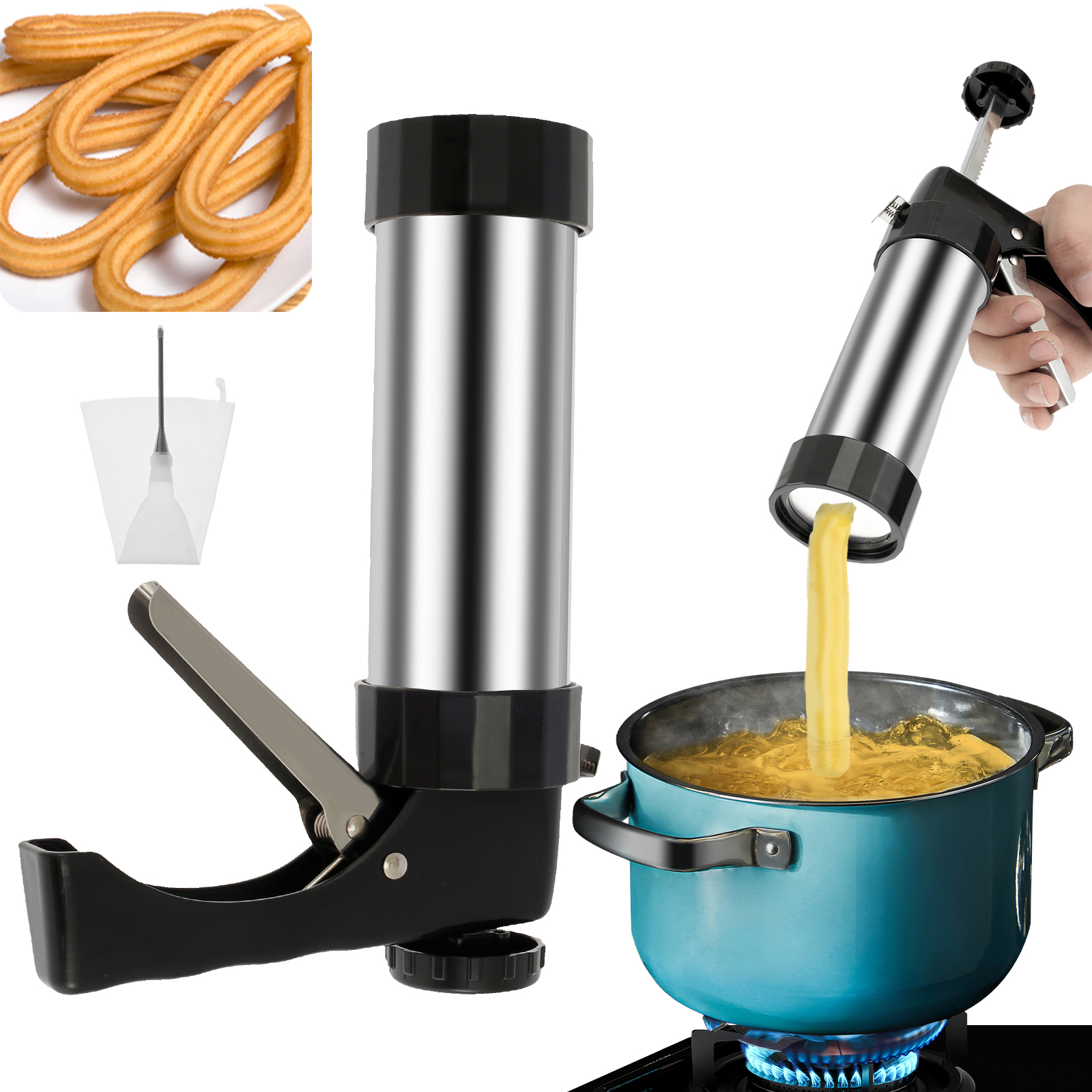 Churrera Churro Maker Machine  - Kitchen Baking Items recension och pris