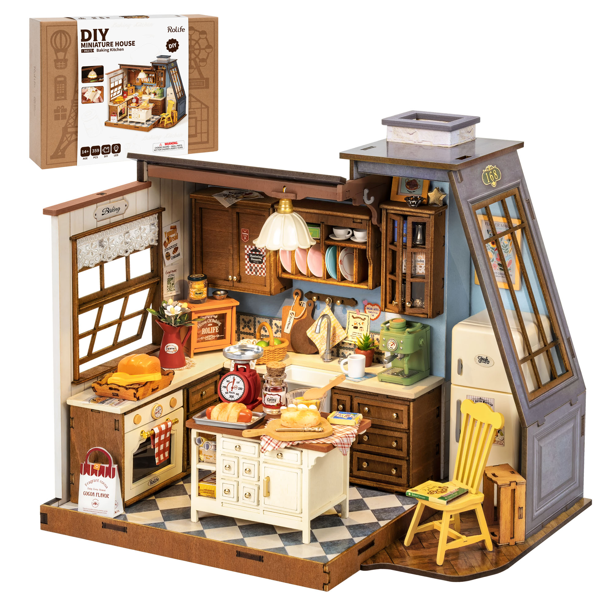 Rolife DIY Miniature House Kit - Homely Baking Kitchen Rolife recension och pris