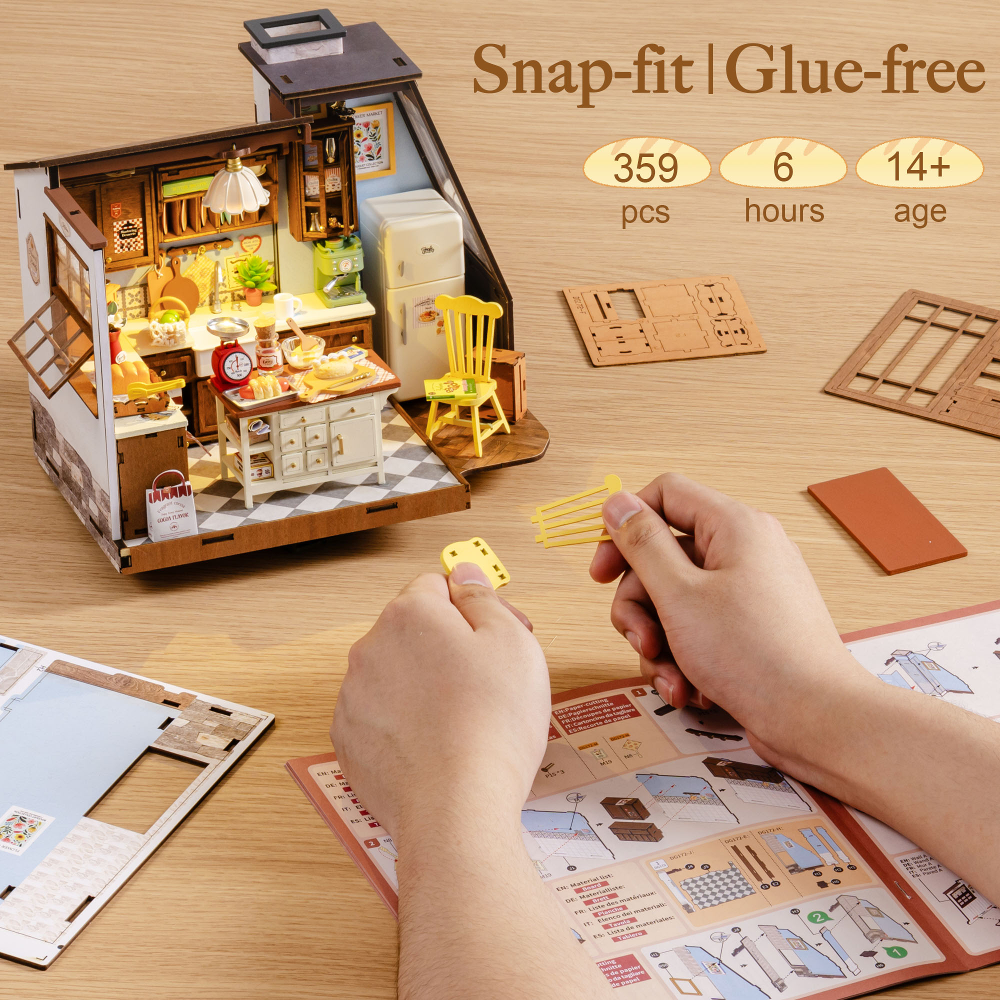 Rolife DIY Miniature House Kit - Homely Baking Kitchen Rolife recension och pris