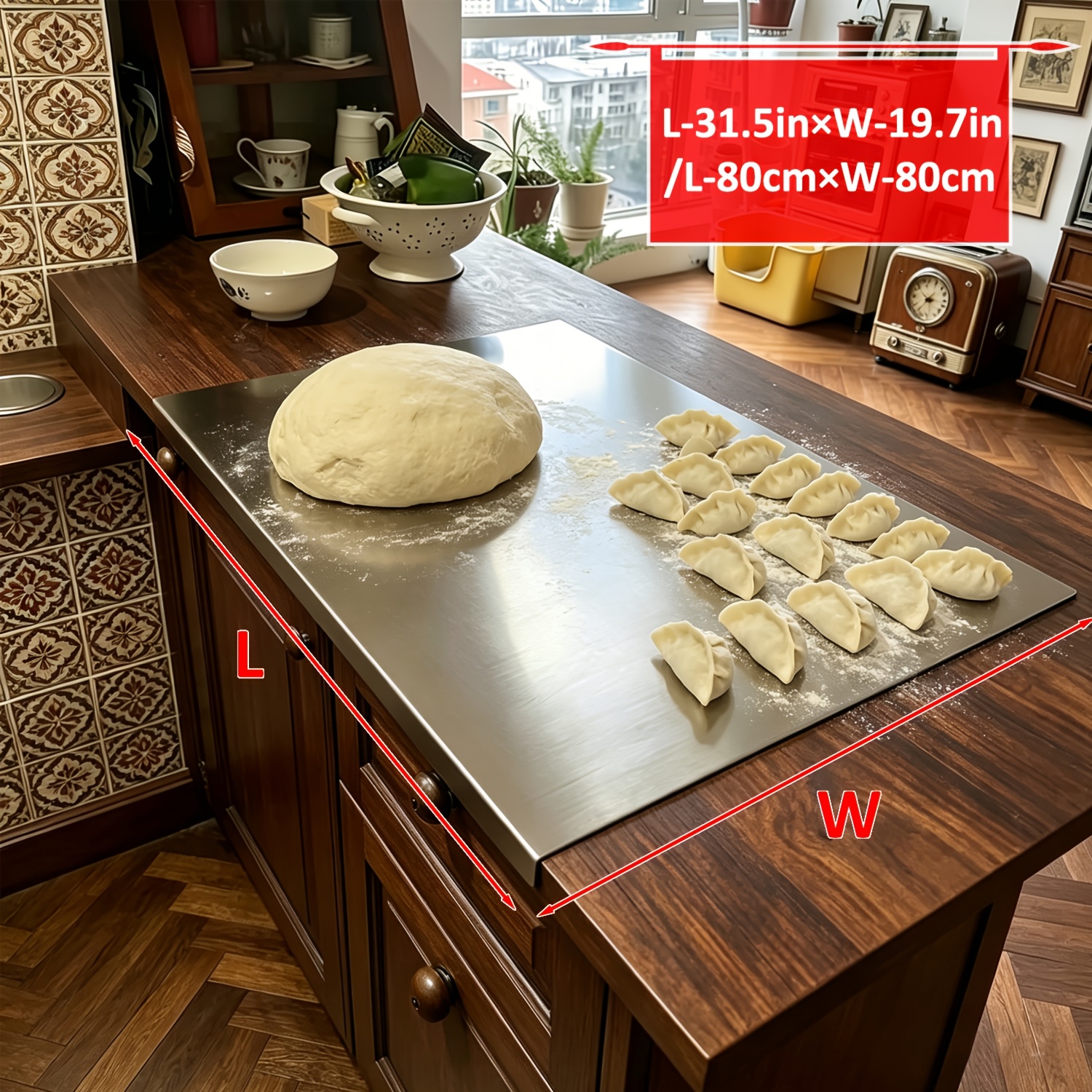 usOversized Stainless Steel Cu - Kitchen Baking Must Haves recension och pris