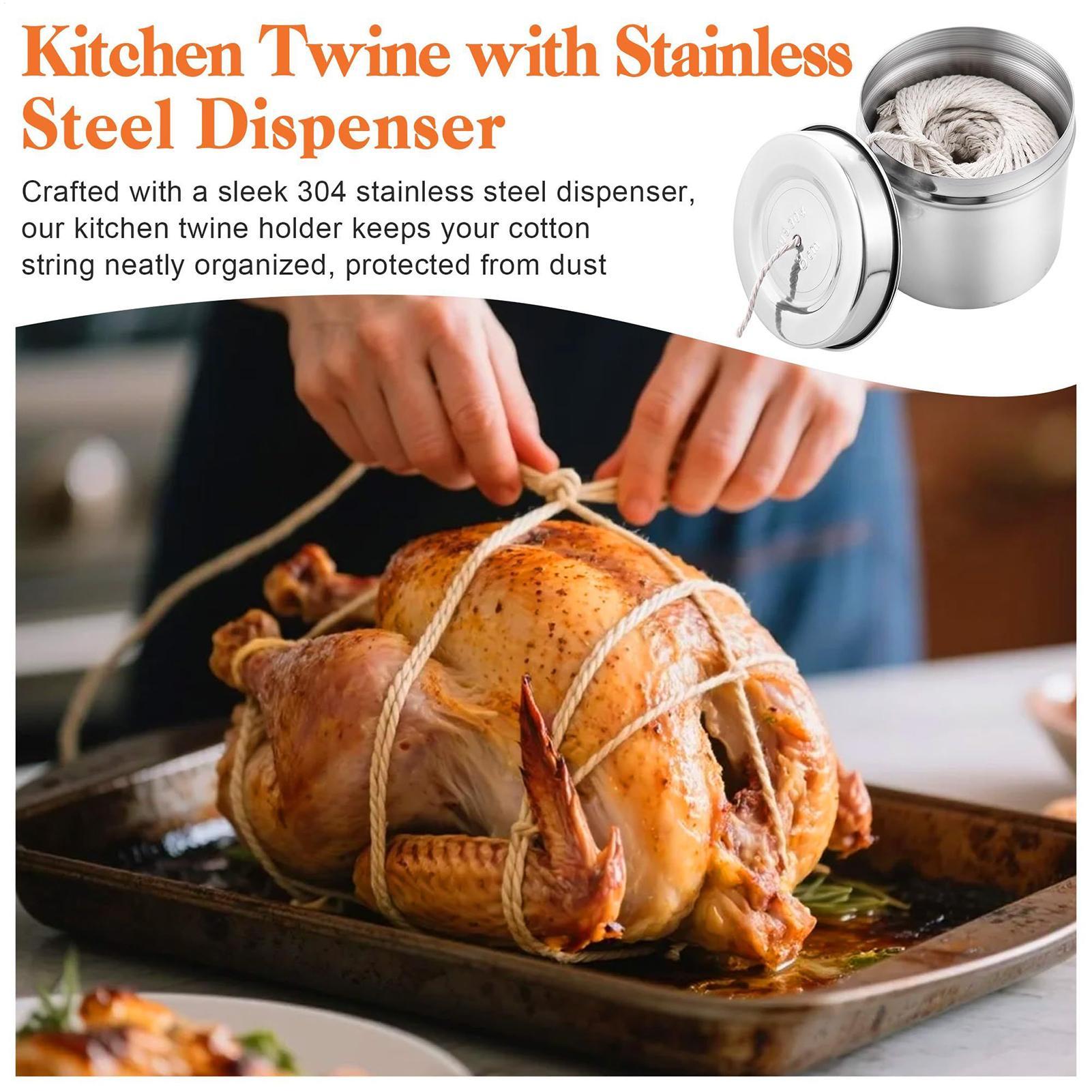 Kitchen Twine 2-Rolls Cotton w - Kitchen Baking Twine recension och pris