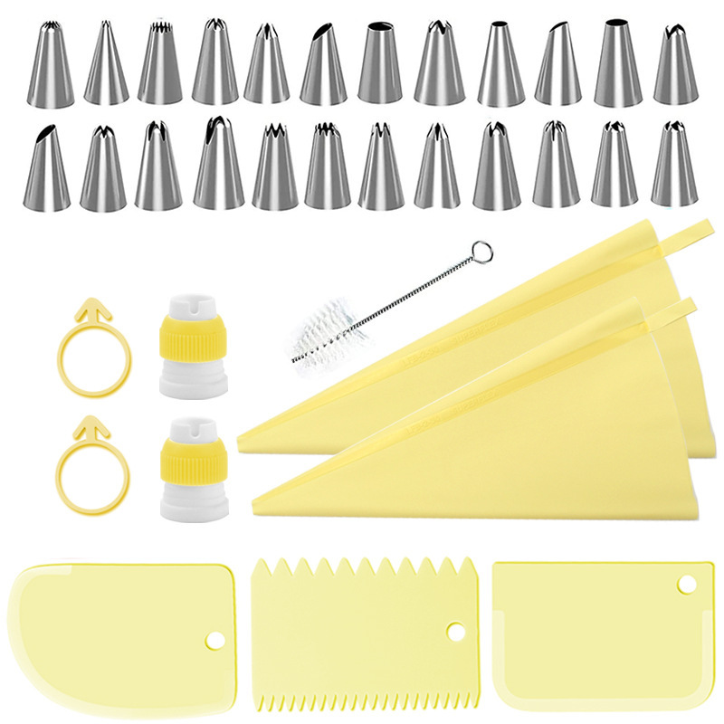 34pcs Piping Tips Set with TPU - Decorating Tip Set recension och pris