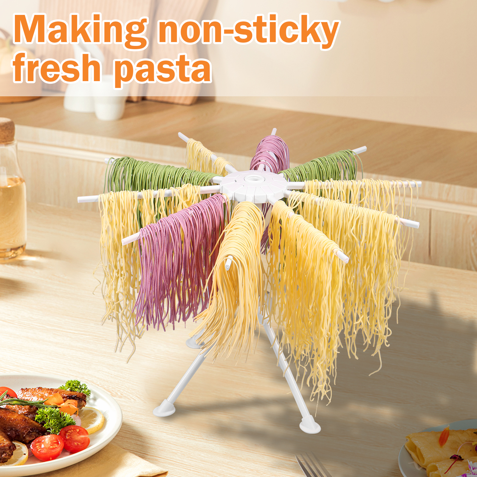 10 Rods Noodle Drying Stand Fo - Baking Kitchen Set Up recension och pris