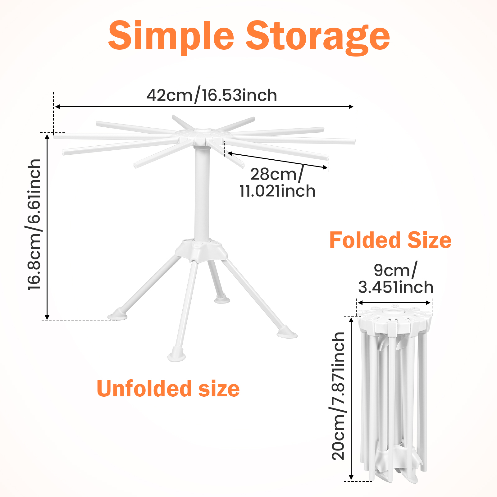 10 Rods Noodle Drying Stand Fo - Baking Kitchen Set Up recension och pris