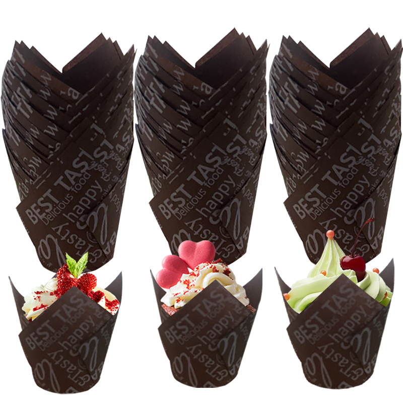 50Pcs/100Pcs Coffee-Themed Tul - Kitchen Baking Paper recension och pris