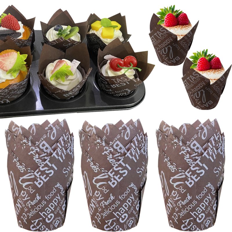 50Pcs/100Pcs Coffee-Themed Tul - Kitchen Baking Paper recension och pris