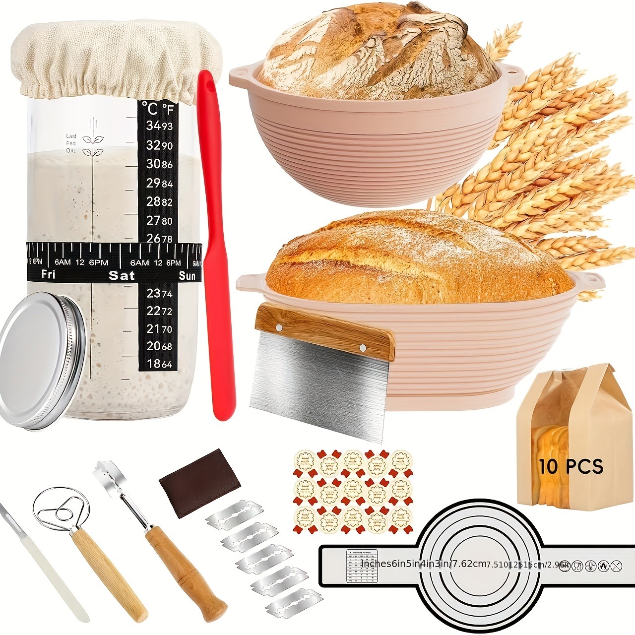 Large Quantity Sourdough Bread - Kitchen Baking Must Haves recension och pris
