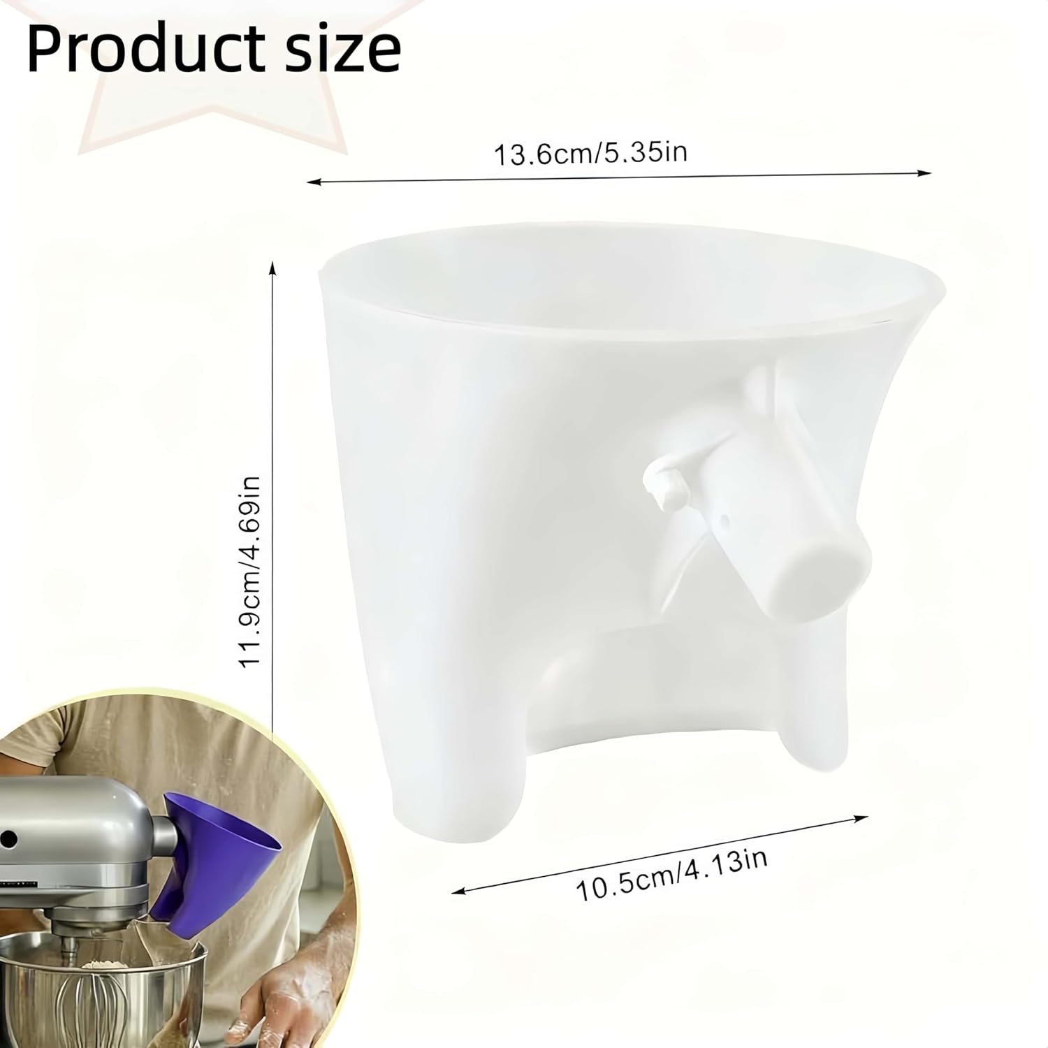 Flour Funne Mixer for Kitchen  - Kitchen Baking Aid recension och pris