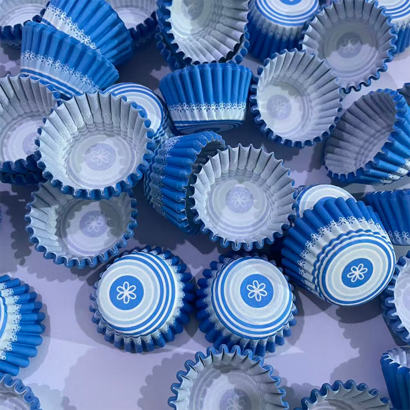 200Pcs/500Pcs/1000Pcs Blue Flo - Kitchen Baking Paper recension och pris