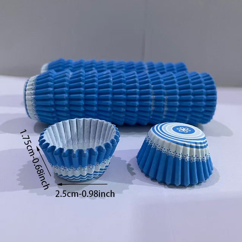 200Pcs/500Pcs/1000Pcs Blue Flo - Kitchen Baking Paper recension och pris