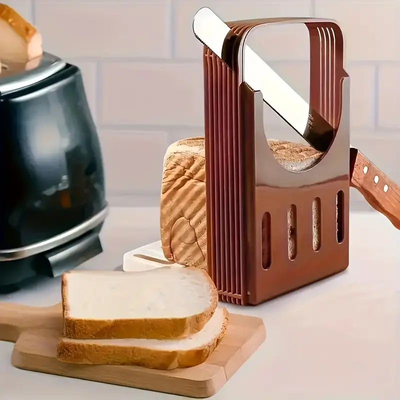 Foldable Toast Slicer-Adjustab - Kitchen Baking Must Haves recension och pris