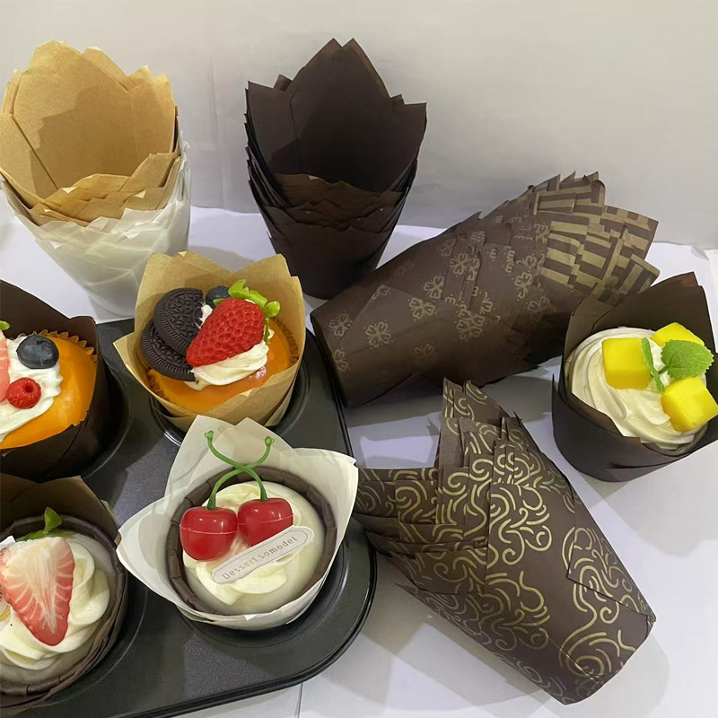 50Pcs/100Pcs/200Pcs Tulip Cake - Kitchen Baking Paper recension och pris