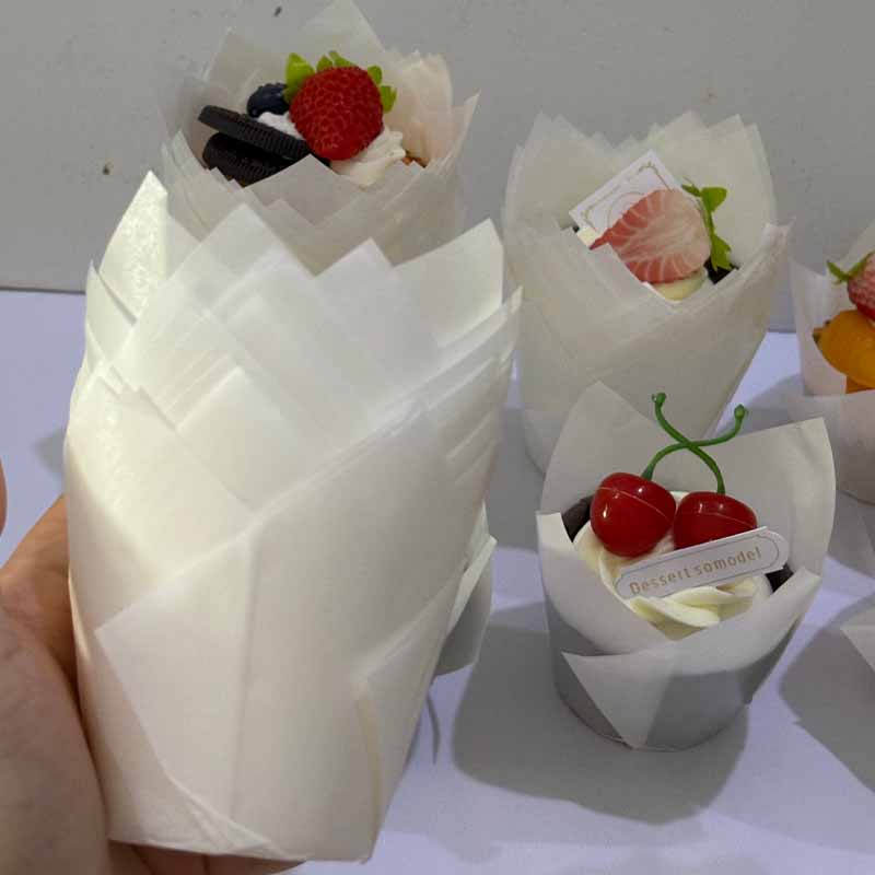 50Pcs/100Pcs/200Pcs Tulip Cake - Kitchen Baking Paper recension och pris
