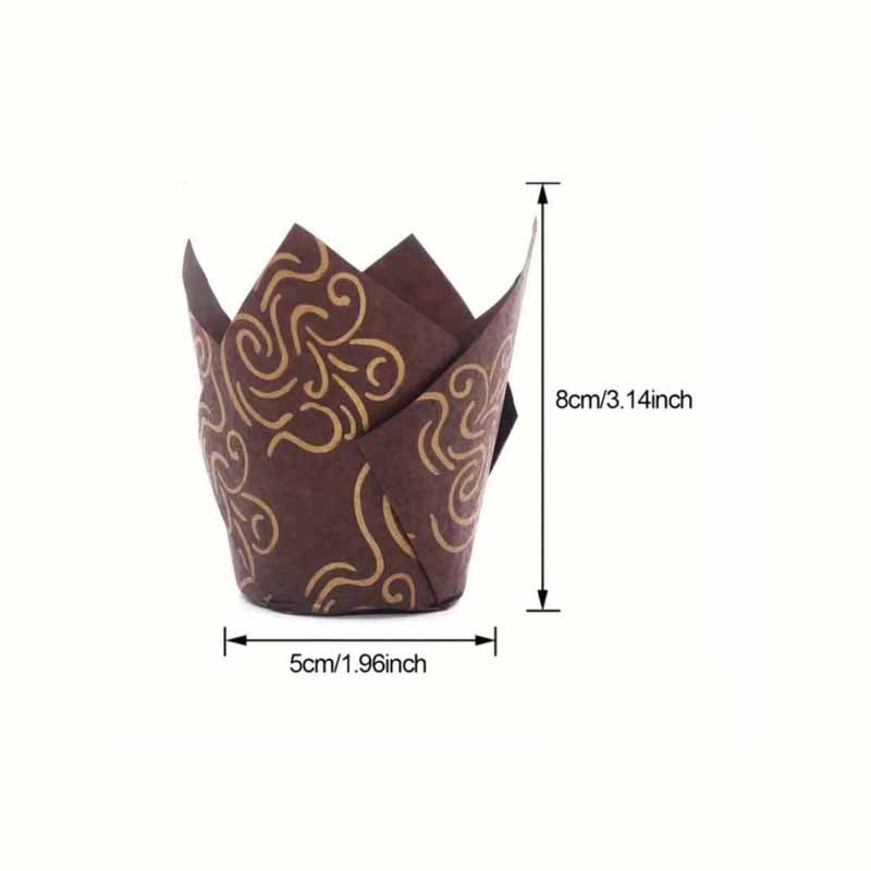 50Pcs/100Pcs/200Pcs Tulip Cake - Kitchen Baking Paper recension och pris