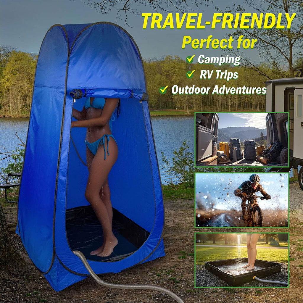 Portable Foldable Shower Pan w - Stand Mixer Bowl recension och pris