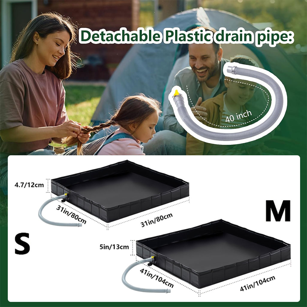 Portable Foldable Shower Pan w - Stand Mixer Bowl recension och pris